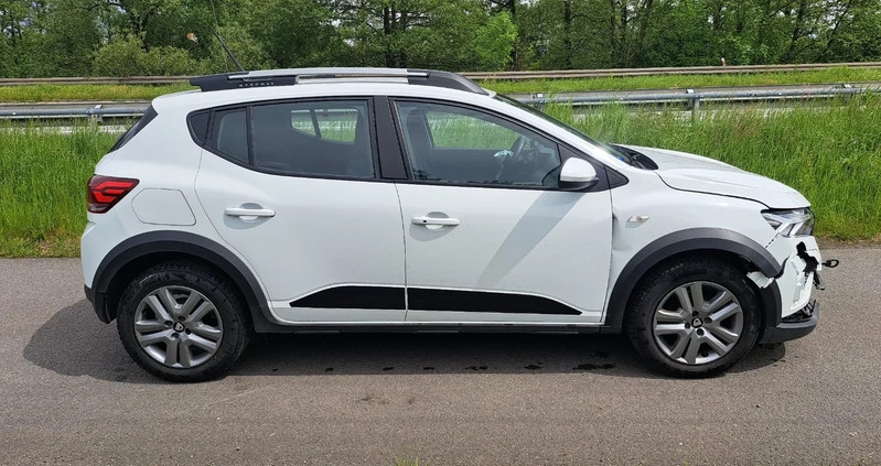 Dacia Sandero Stepway cena 27921 przebieg: 51162, rok produkcji 2021 z Żary małe 121